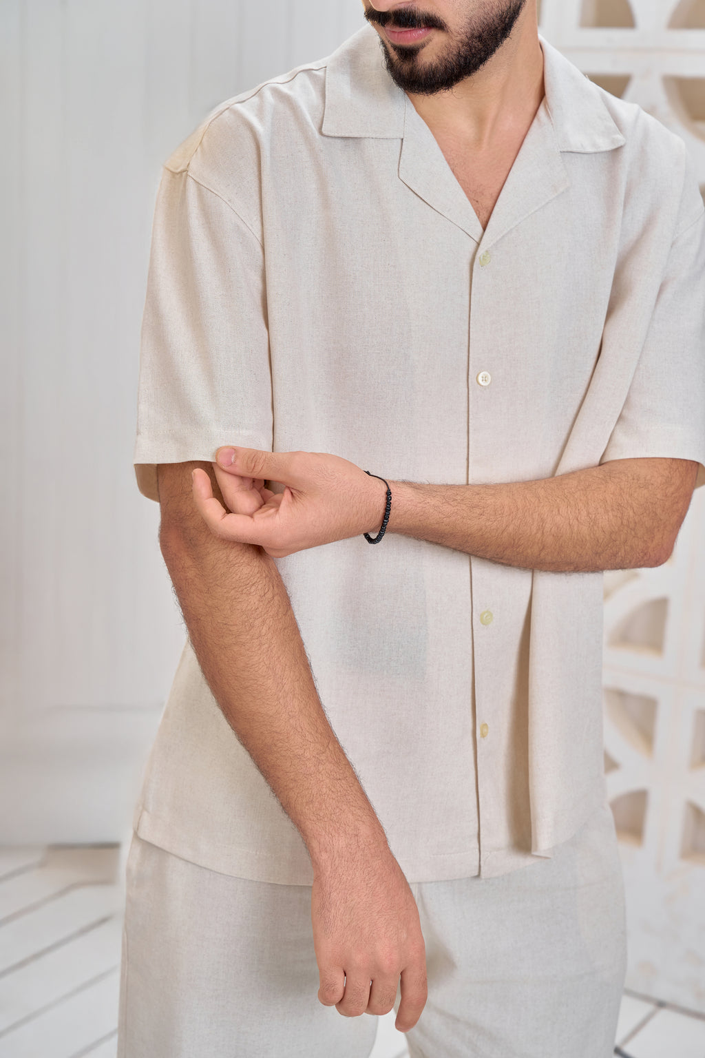 STCHZ Cream Linen Suit