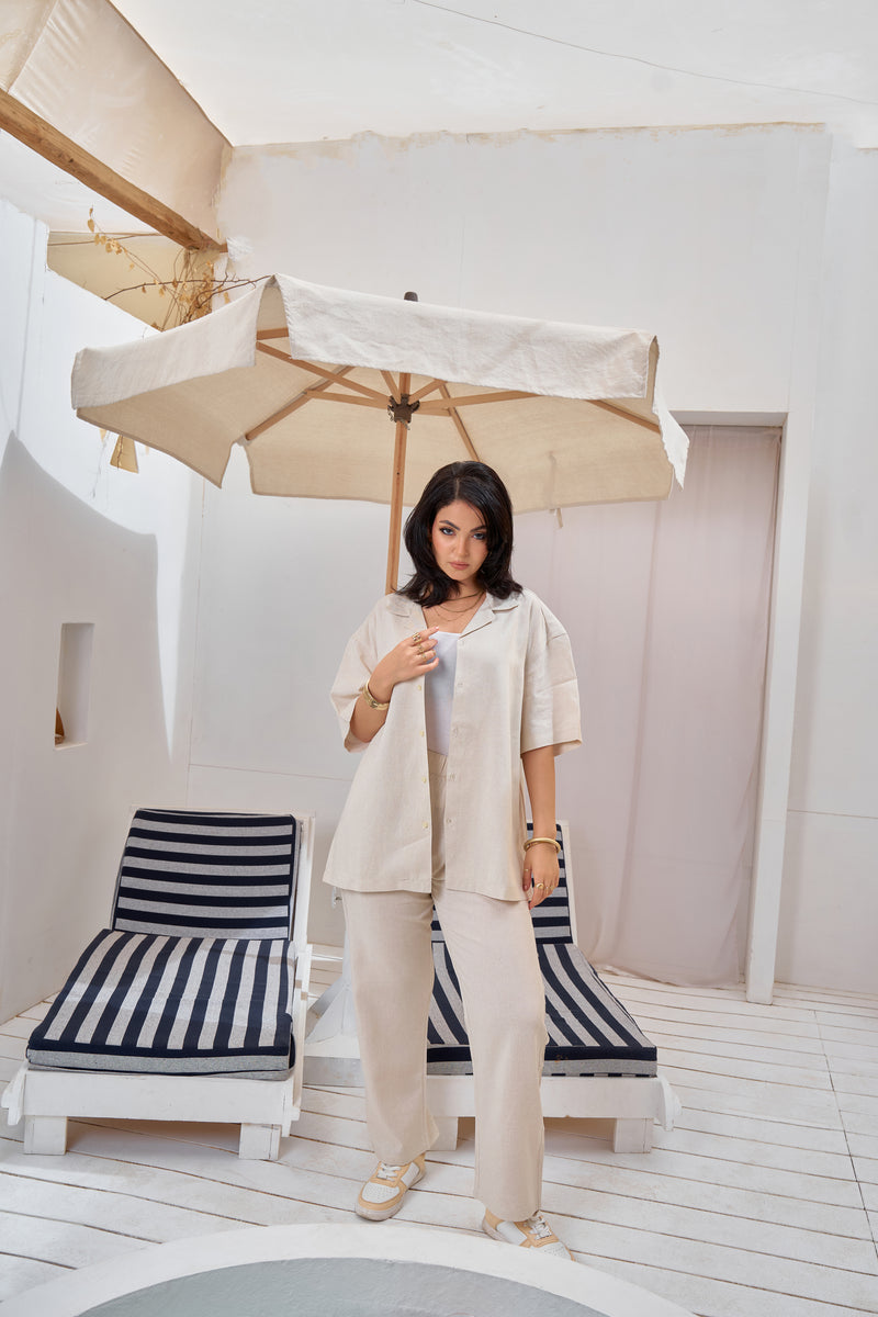 STCHZ Cream Linen Suit