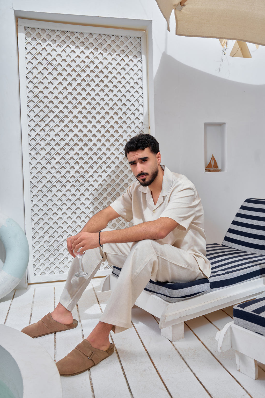 STCHZ Cream Linen Suit