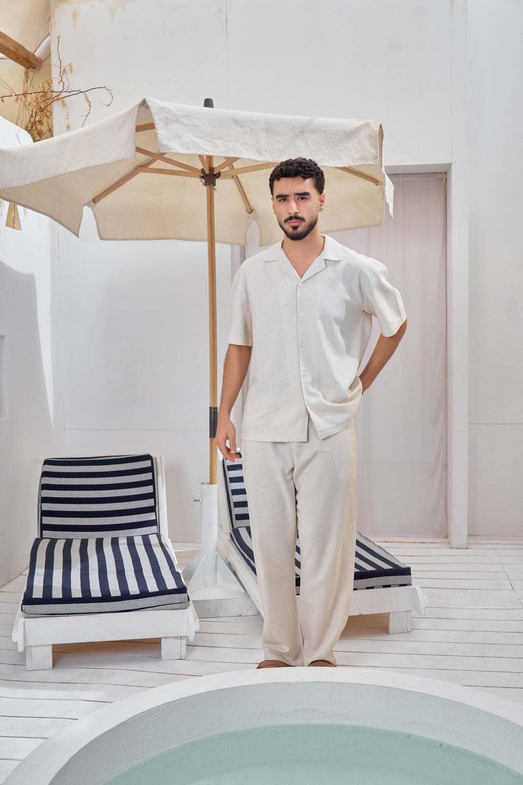 STCHZ Cream Linen Suit