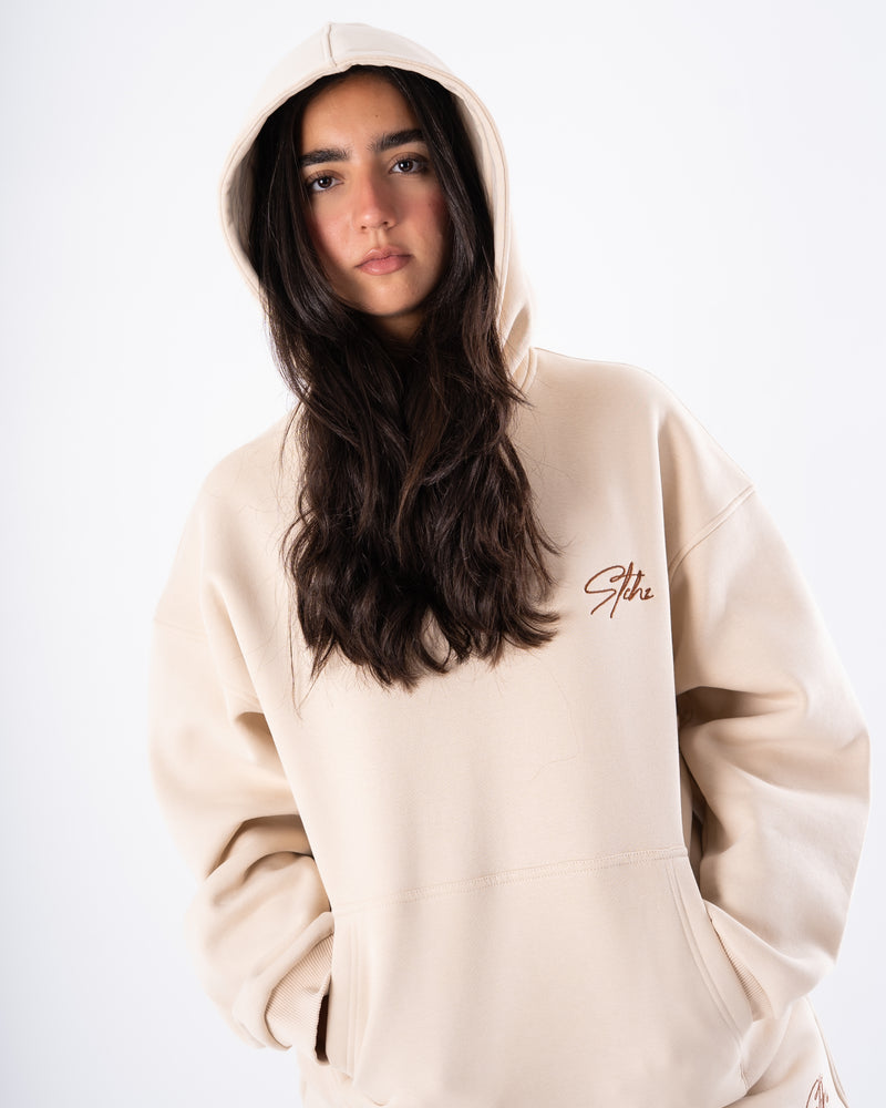 Cream Hoodie