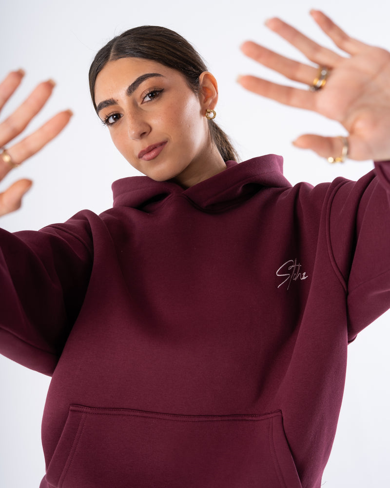 Burgundy Hoodie