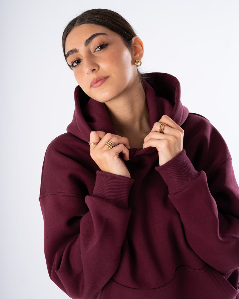 Burgundy Hoodie