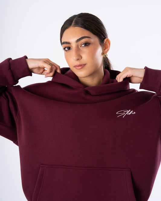 Burgundy Hoodie