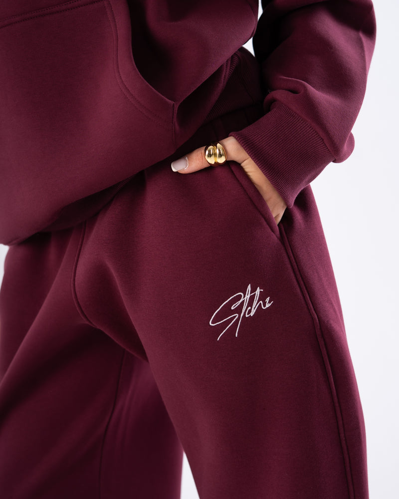 Burgundy Sweatpants