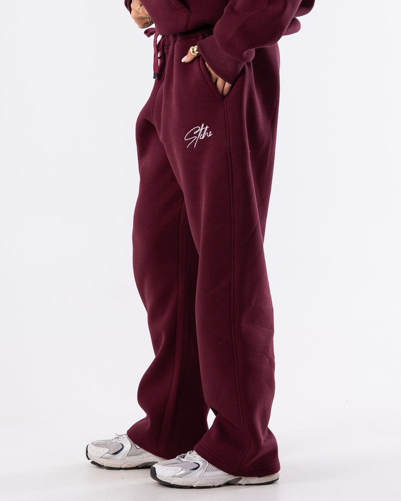 Burgundy Sweatpants