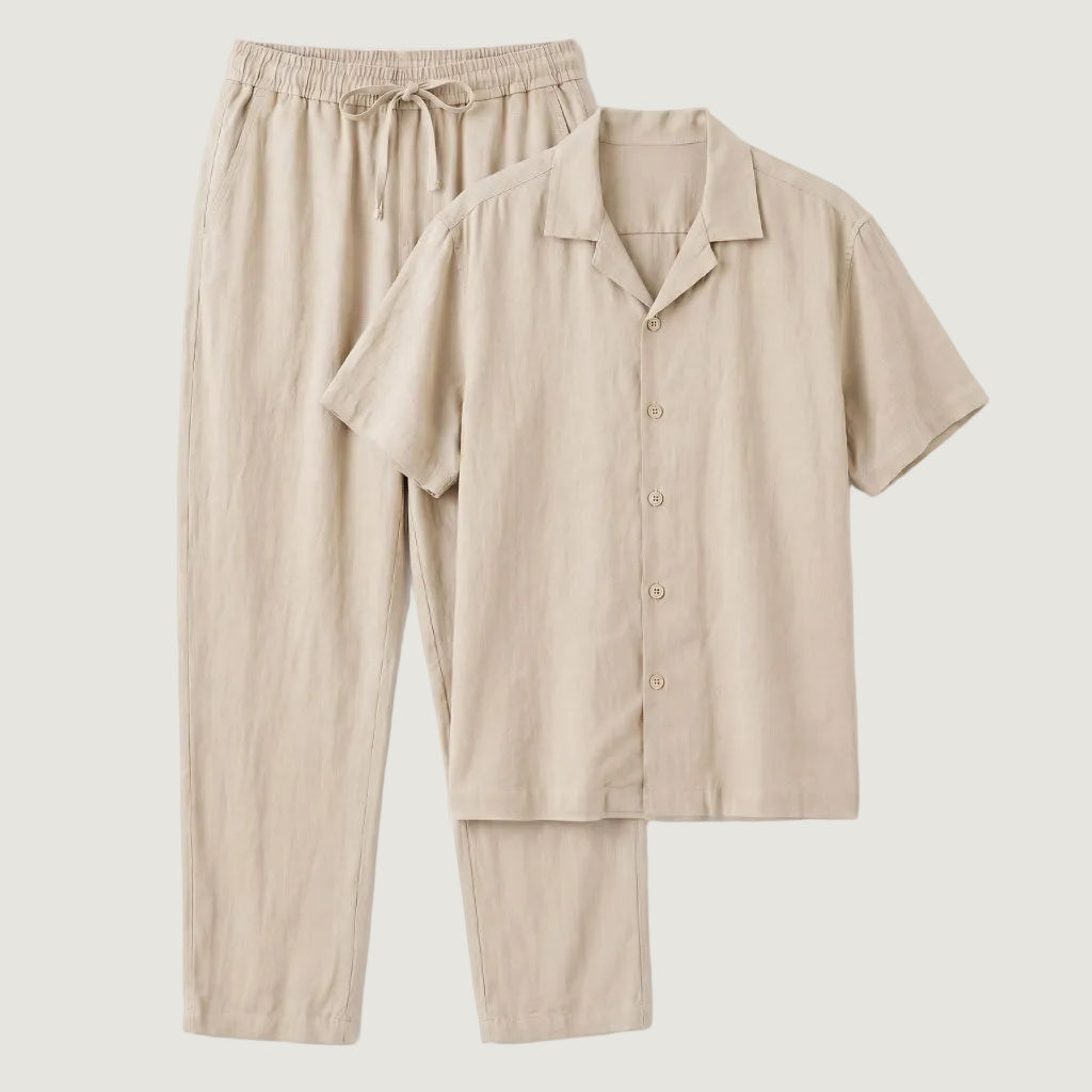 STCHZ Cream Linen Suit