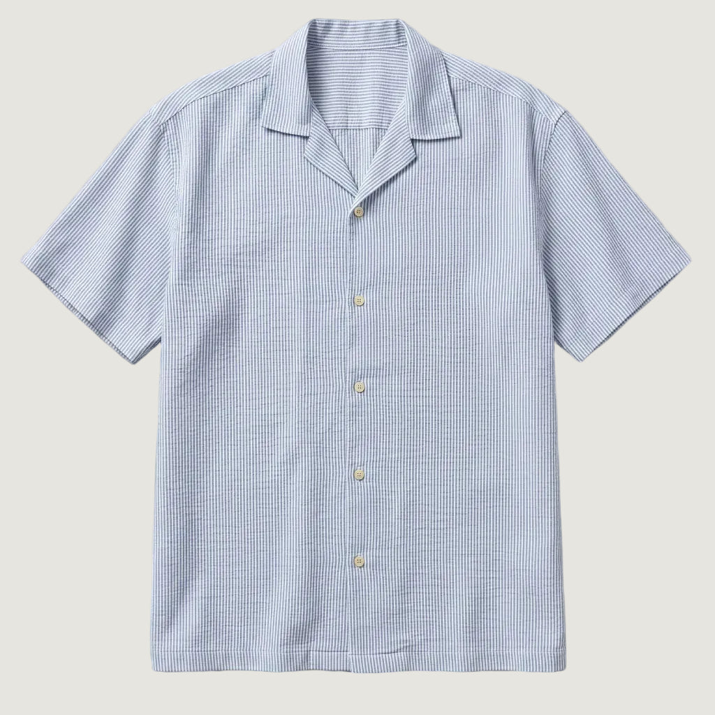 STCHZ Blue Striped Linen Shirt