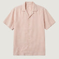 STCHZ Peach Striped Linen Shirt